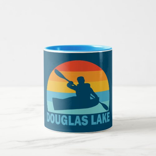 Douglas Lake Tennessee Kayak Two_Tone Coffee Mug