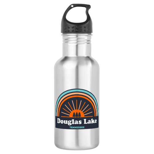 Douglas Lake Tennessee Rainbow Stainless Steel Water Bottle