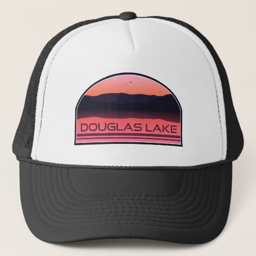 Douglas Lake Tennessee Red Sunrise Trucker Hat