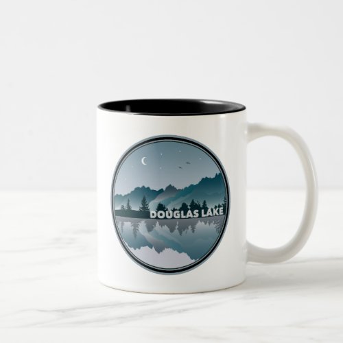 Douglas Lake Tennessee Reflection Two_Tone Coffee Mug