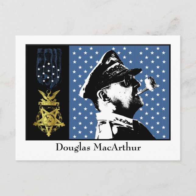 Douglas MacArthur - Medal of Honor Winner Postcard (Front)
