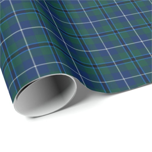 Douglas Modern Clan Tartan Wrapping Paper