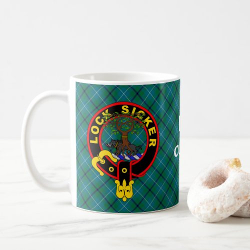 Douglas of Morton on Ancient Douglas tartan mug