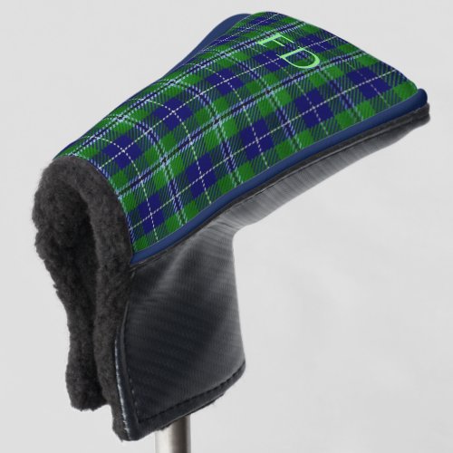 Douglas Official Tartan with monogram / initials Golf Head Cover