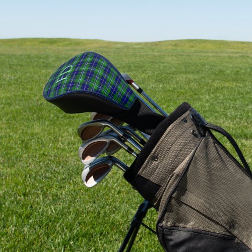 Douglas Official Tartan with monogram  initials Golf Head Cover