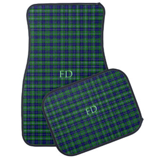 Douglas Official Tartan with monogram / name Car Floor Mat