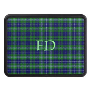 Douglas Official Tartan with monogram / name Hitch Cover
