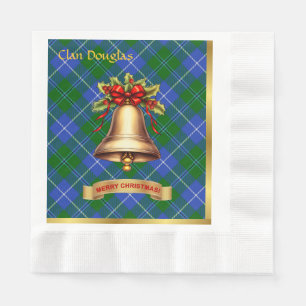 Douglas Personalized Tartan Christmas Napkins