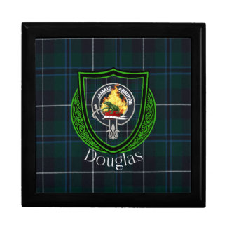 Douglas Scottish Clan Tartan & Crest Gift Box