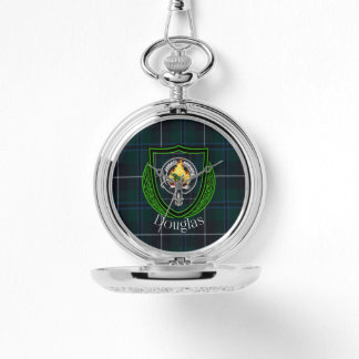 Douglas Scottish Clan Tartan & Crest Watch