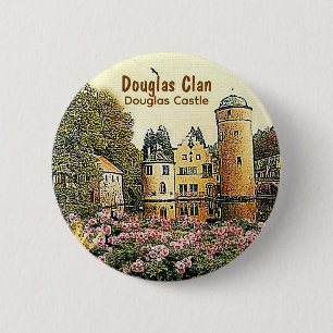 Douglas Scottish Clan's Douglas Castle Button