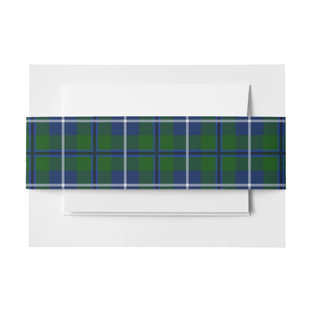 Douglas Scottish Tartan Belly Band (Front Example)