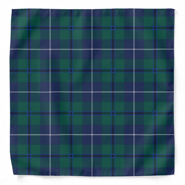 Douglas Scottish Tartan Plaid Bandana (Front)