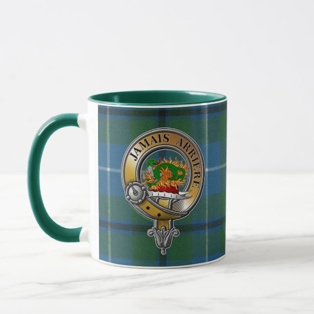 Douglas Tartan & Badge Mug (Left)