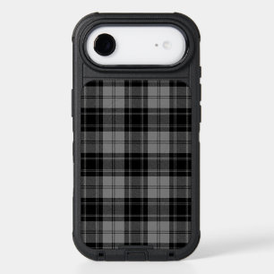 Douglas tartan black gray plaid iPhone 17 air case