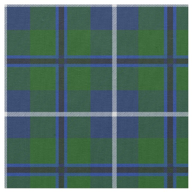 Douglas Tartan Print Fabric (Close Up)