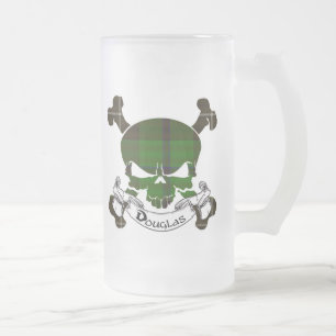 Douglas Tartan Skull Mug