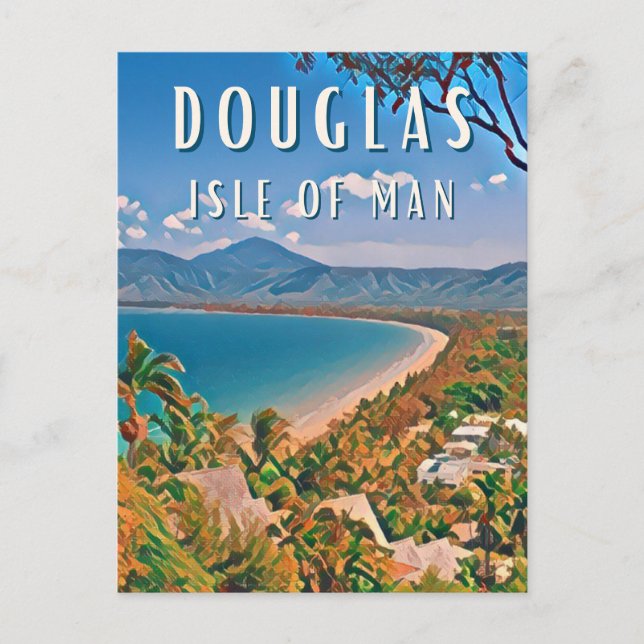 Douglas, the pearl of the Isle of Man Postcard (Front)