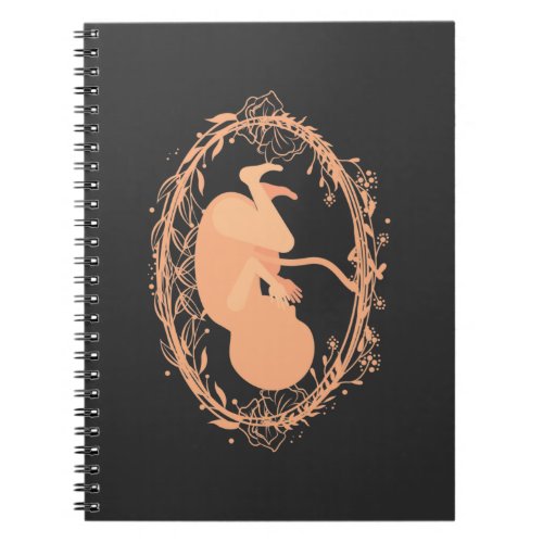 Doula Baby Pregnant Floral Doula Midwife Birth Notebook