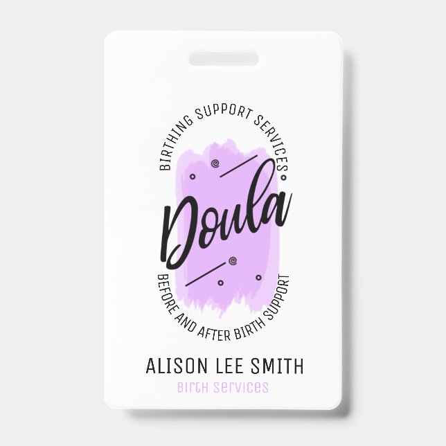 Doula Birth Coach Badge (Front)