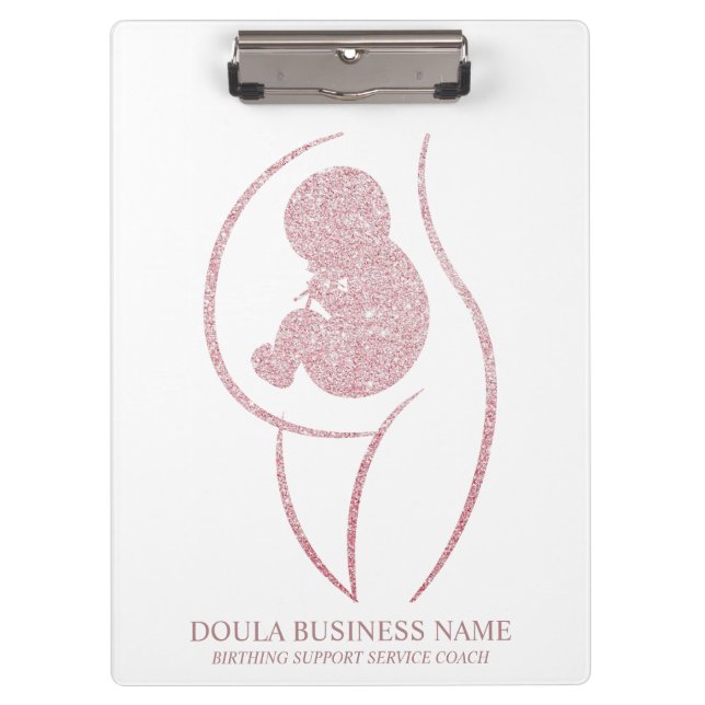 Doula & Birth Coach Custom Clipboard (Front)
