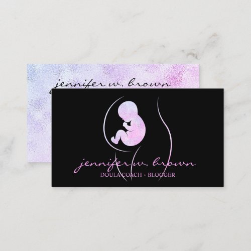 Doula Birth Coach Support Business Card