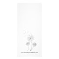 Doula Birth Midwife Illustrated Flowers Rack Card | Zazzle