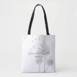 Doula Birth Services Delicate Flowers Tote Bag at Zazzle