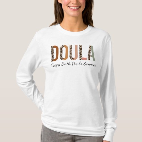 Doula Gift For Doula Birth Worker Custom Doula T_Shirt