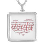 Doula Heart Necklace at Zazzle