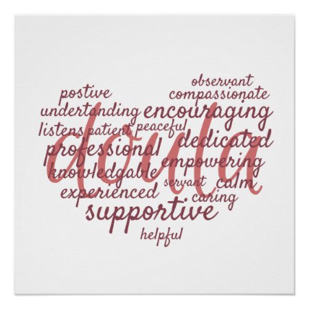 Doula Heart Poster