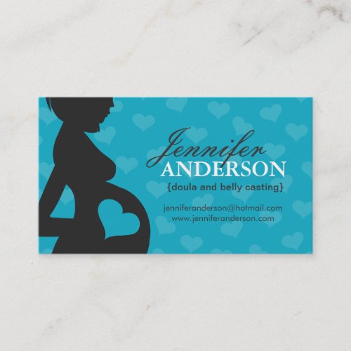 Doula Midwife and Belly Casting Business Cards