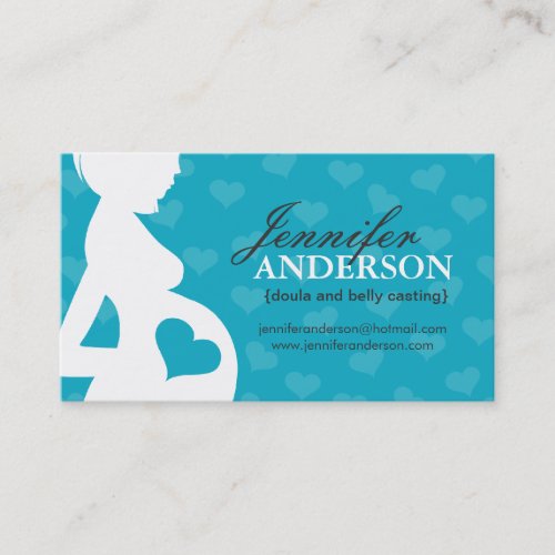 Doula Midwife and Belly Casting Business Cards