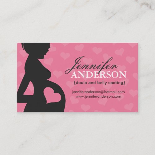 Doula Midwife and Belly Casting Business Cards