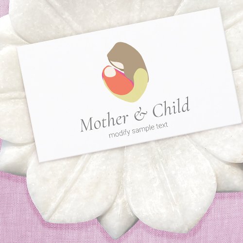 Doula Midwife Birthing Coach _ Mother and Child  Business Card