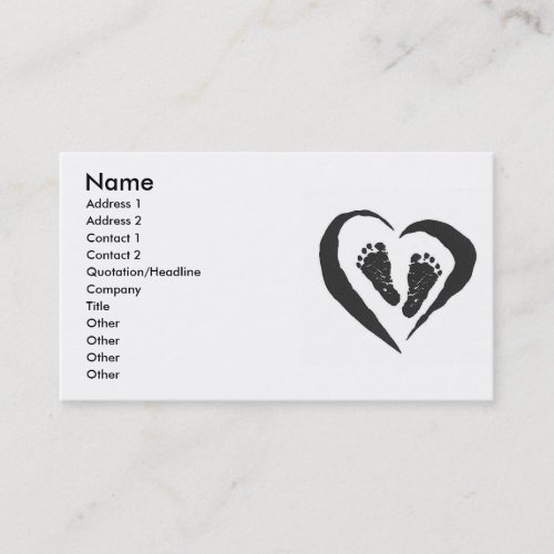 Doula Midwife  Business Card
