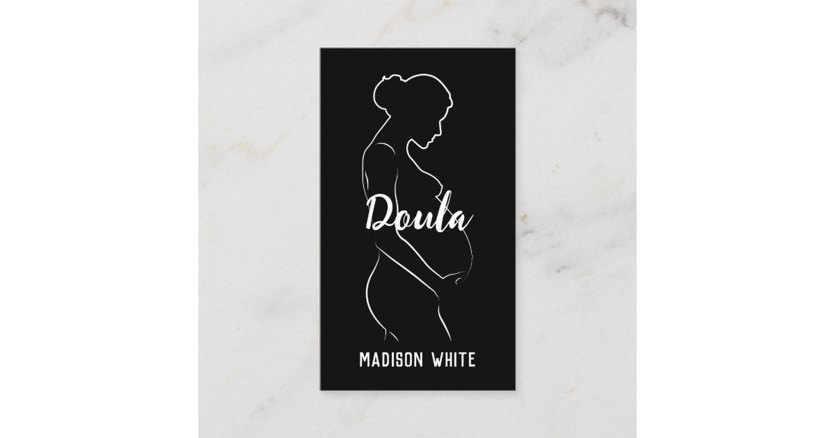Doula Midwife Custom QR Business Card | Zazzle