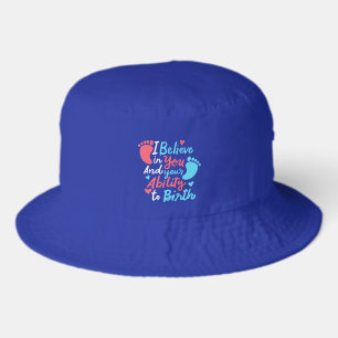 Doula Midwife Inspirational Saying Cute Bucket Hat