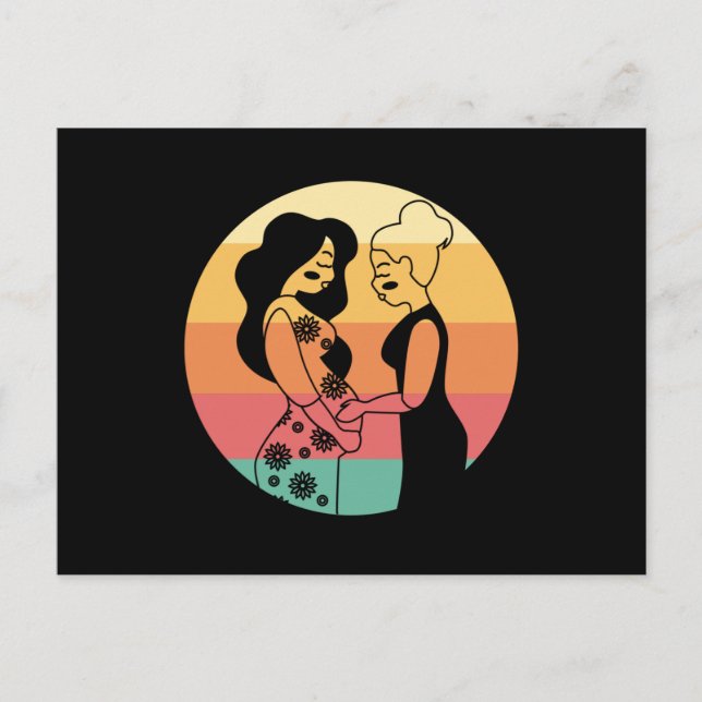 Doula Midwife Pregnancy Birth Gift Postcard (Front)