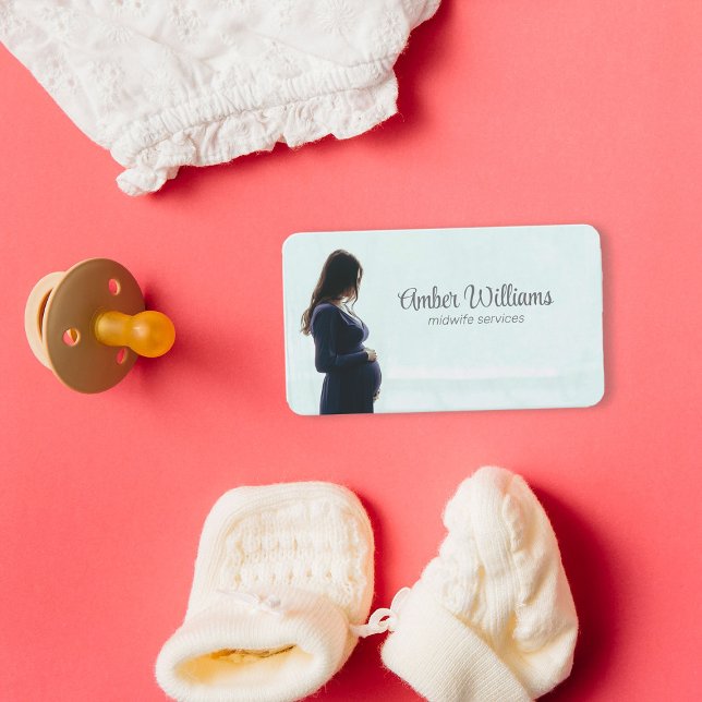 Doula Midwife Pregnancy Business Card (Creator Uploaded)