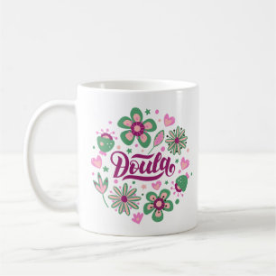 Doula Mug with Floral Design