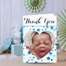 Doula New Baby Card | Photo & Stats Personalized
