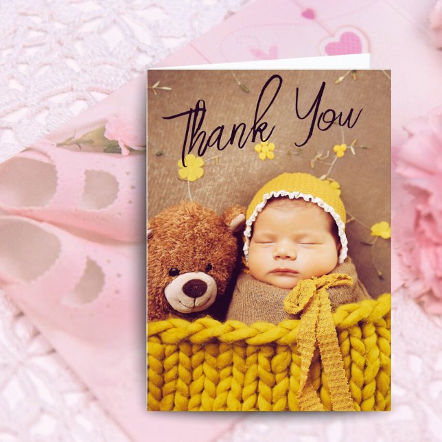 Doula New Baby Card | Photo & Stats Personalized (Creator Uploaded)