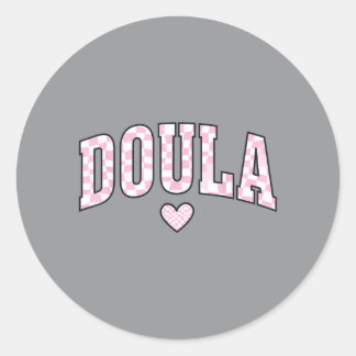 Doula Nurse Crew Pediatric Rn Nursing Life Nicu Classic Round Sticker