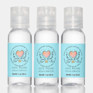 Doula Or Midwife Heart With Wings Hand Sanitizer