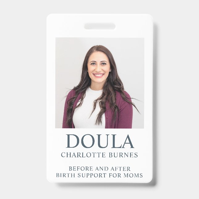 Doula Photo Badge (Front)