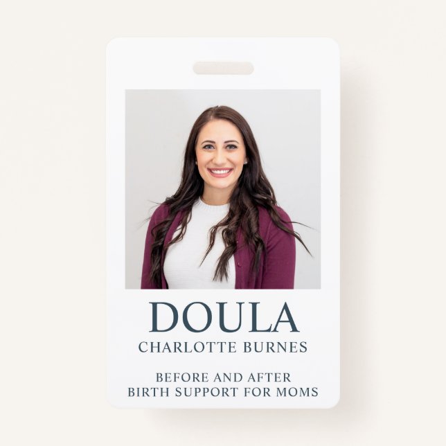 Doula Photo Badge (Front)