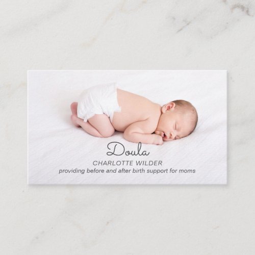 Doula Photo Birth Coach  Business Card