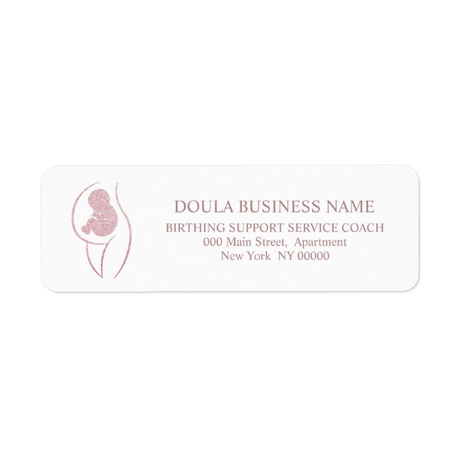Doula Pregnancy Nurse New Mom Birth Coach Label