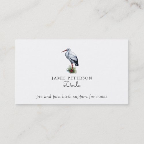 Doula Stork Business Cards